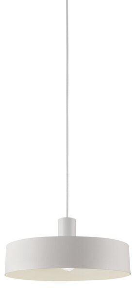 ACB Iluminacion Závěsné svítidlo JARVIS, ⌀ 30 cm, 1xE27 15W Barva: Bílá, Barva montury: Bílá