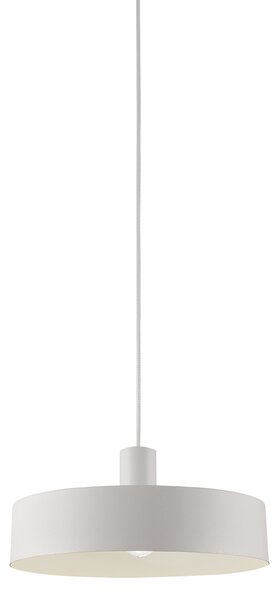 ACB Iluminacion Závěsné svítidlo JARVIS, ⌀ 30 cm, 1xE27 15W Barva: Černá, Barva montury: Bílá