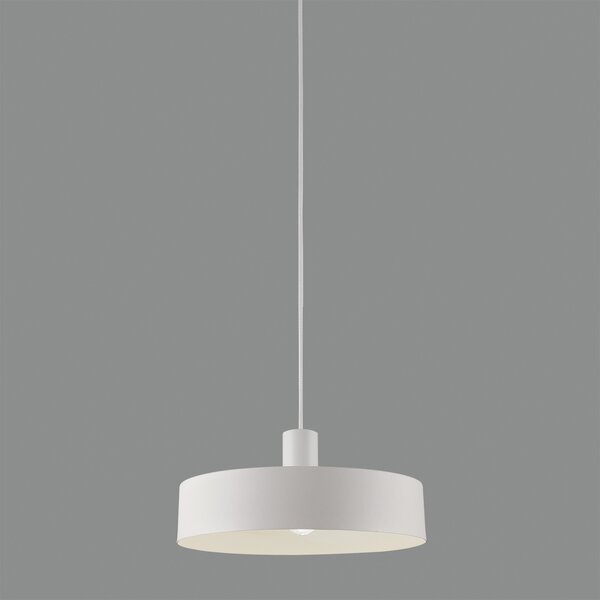 ACB Iluminacion Závěsné svítidlo JARVIS, ⌀ 30 cm, 1xE27 15W Barva: Černá, Barva montury: Bílá