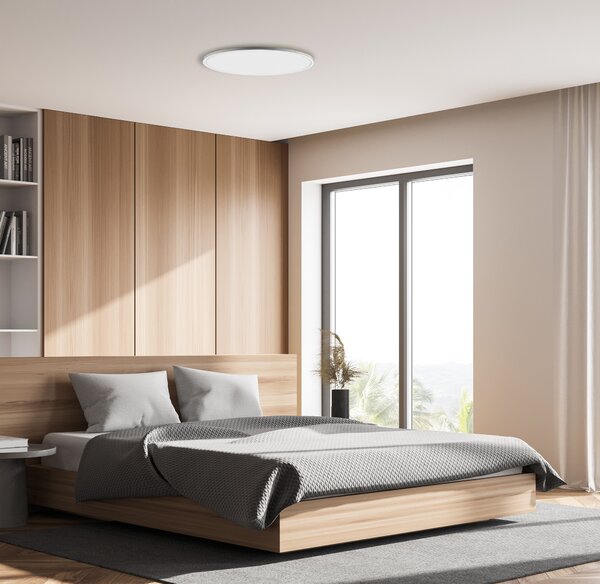 ACB Iluminacion Stropní LED svítidlo KOE, ⌀ 60 cm, 45W, CRI90 Barva: Černá
