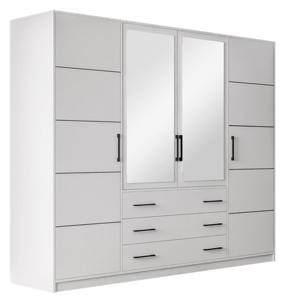 Šatní skříň Lily 240, Barva: bílá, Nástavec: Ne 5903211251191