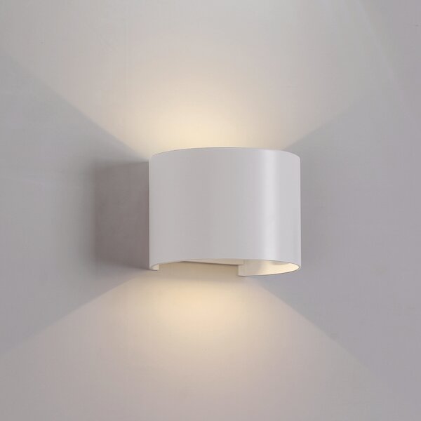 ACB Iluminacion Venkovní nástěnné LED svítidlo KOWA, š. 14 cm, 2x6W, CRI90, IP65 Barva: Černá