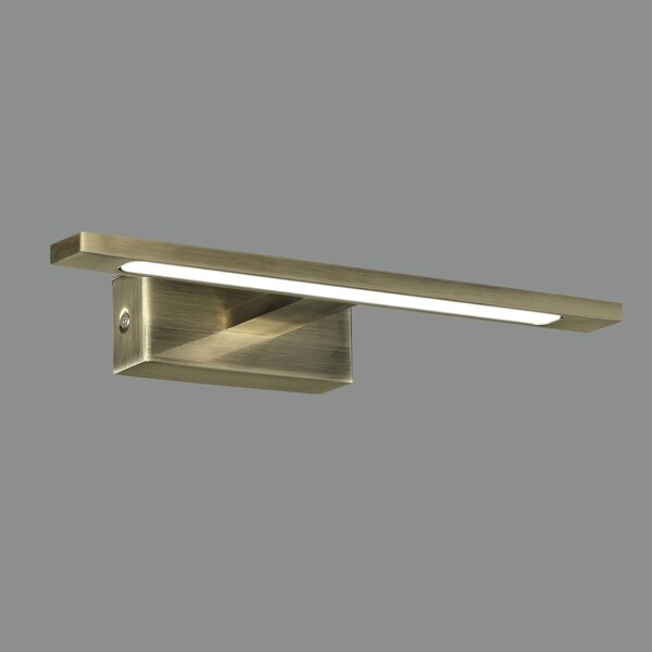 ACB Iluminacion Nástěnné LED svítidlo MENORCA, š. 45 cm, 12W, CRI90, CCT switch 3000-4000K, IP44 Barva: Chrom