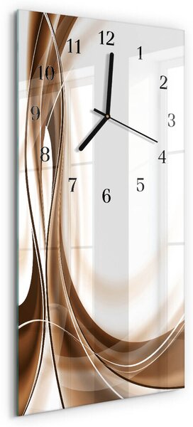 Skleněné hodiny vertikální Vzor zsppc-30x60-00059711