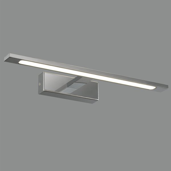ACB Iluminacion Nástěnné LED svítidlo MENORCA, š. 45 cm, 12W, CRI90, CCT switch 3000-4000K, IP44 Barva: Chrom