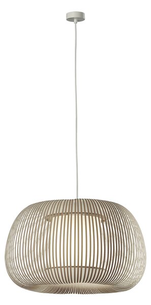 ACB Iluminacion Zavěsné svítidlo MIRTA, ⌀ 38 cm, 1xE27 15W Barva: Stone, Barva montury: Černá