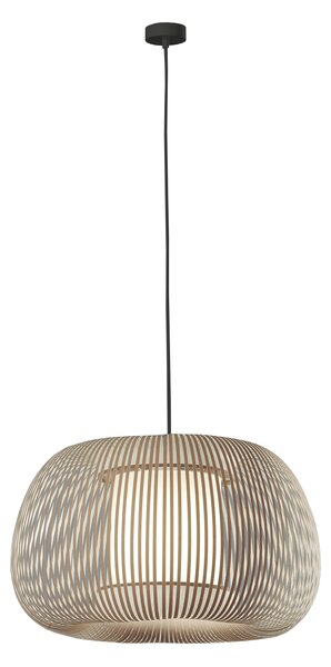 ACB Iluminacion Zavěsné svítidlo MIRTA, ⌀ 45 cm, 1xE27 15W Barva: Bílá, Barva montury: Černá
