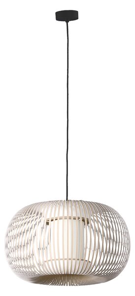 ACB Iluminacion Zavěsné svítidlo MIRTA, ⌀ 38 cm, 1xE27 15W Barva: Stone, Barva montury: Černá