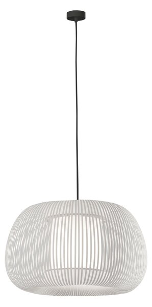 ACB Iluminacion Zavěsné svítidlo MIRTA, ⌀ 45 cm, 1xE27 15W Barva: Bílá, Barva montury: Černá