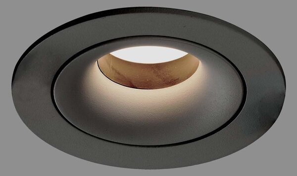 ACB Iluminacion Zapuštěné LED svítidlo MUSCA, ⌀ 11 cm, 1xGU10 8W Barva: Černá
