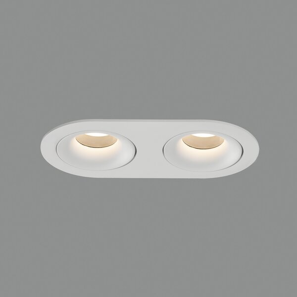 ACB Iluminacion Zapuštěné LED svítidlo MUSCA, š. 21 cm, 2xGU10 8W Barva: Bílá