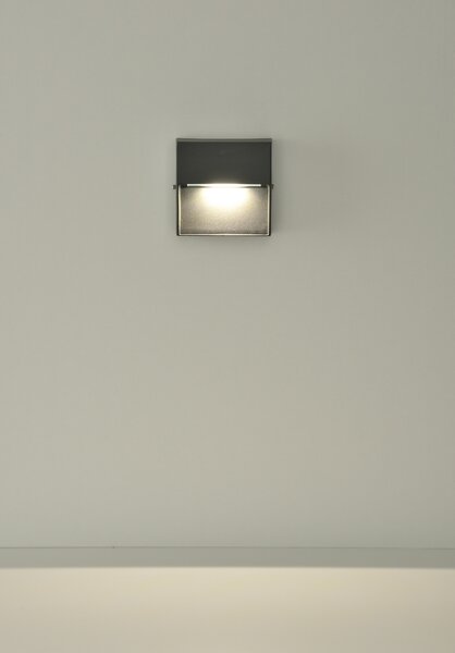 ACB Iluminacion Venkovní nástěnné LED svítidlo NASHIRA, š. 10 cm, 4W, CRI80, IP65
