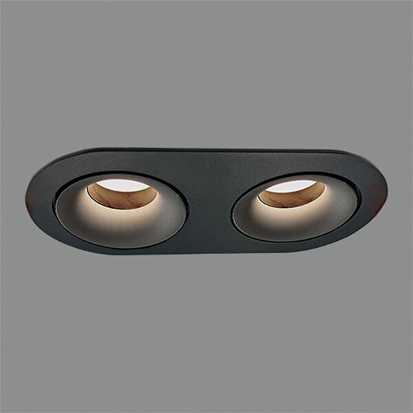 ACB Iluminacion Zapuštěné LED svítidlo MUSCA, š. 21 cm, 2xGU10 8W Barva: Bílá