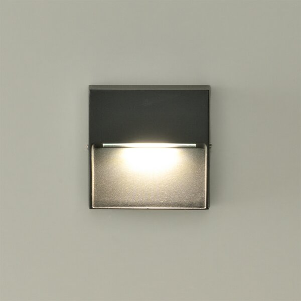 ACB Iluminacion Venkovní nástěnné LED svítidlo NASHIRA, š. 10 cm, 4W, CRI80, IP65
