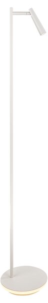 ACB Iluminacion Stojací LED lampa PANAU, v. 140 cm, 8W + 3W, CRI90 Barva: Bílá