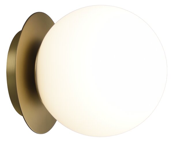 ACB Iluminacion Nástěnné LED svítidlo PARMA, ⌀ 15 cm, 1xE27 15W, IP44 Barva: Černá