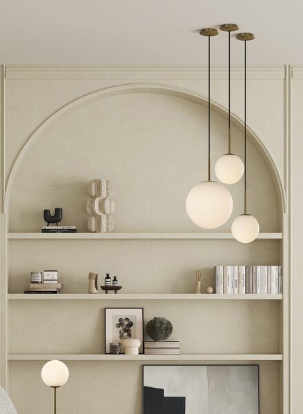 ACB Iluminacion Zavěsné svítidlo PARMA, ⌀ 30 cm, 1xE27 15W, IP44 Barva: Černá