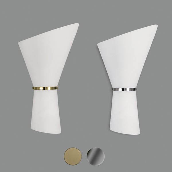 ACB Iluminacion Nástěnné LED svítidlo PERLA, v. 41 cm, 2xE27 15W
