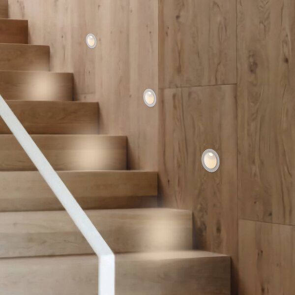 ACB Iluminacion Zapuštěné LED svítidlo REGAL, ⌀ 8 cm, 3W, CRI90, IP54