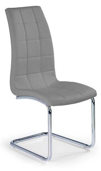 HALMAR Kovová židle K147 šedá