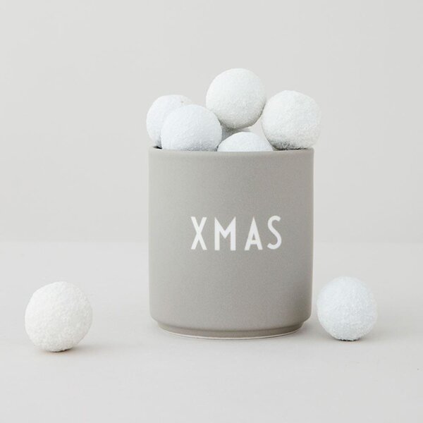 Design Letters Porcelánový hrnek XMAS - Light Grey DL153