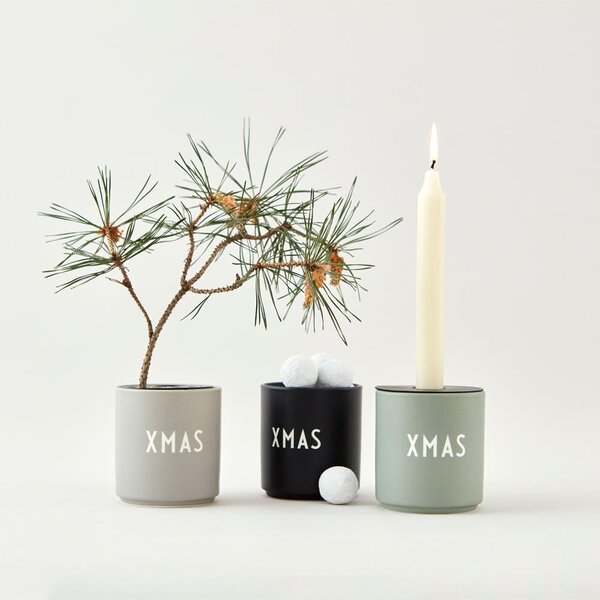 Design Letters Porcelánový hrnek XMAS - Light Grey DL153