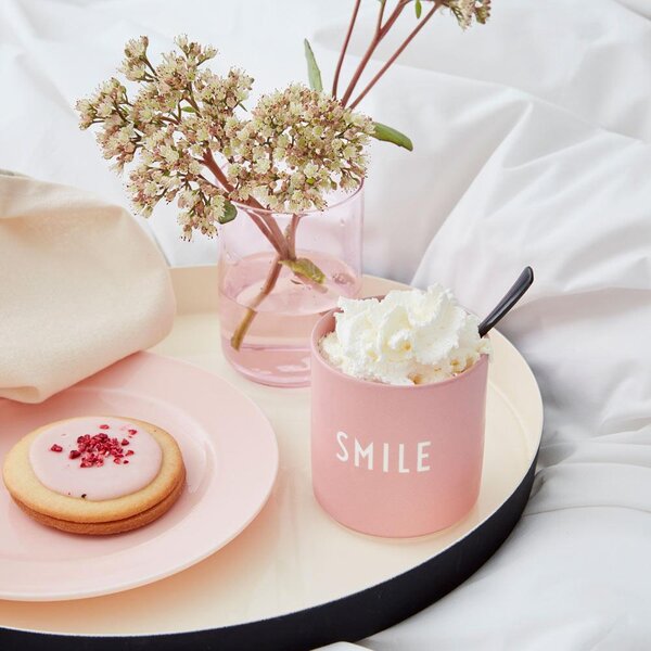 Design Letters Porcelánový hrnek SMILE - Pink DL152