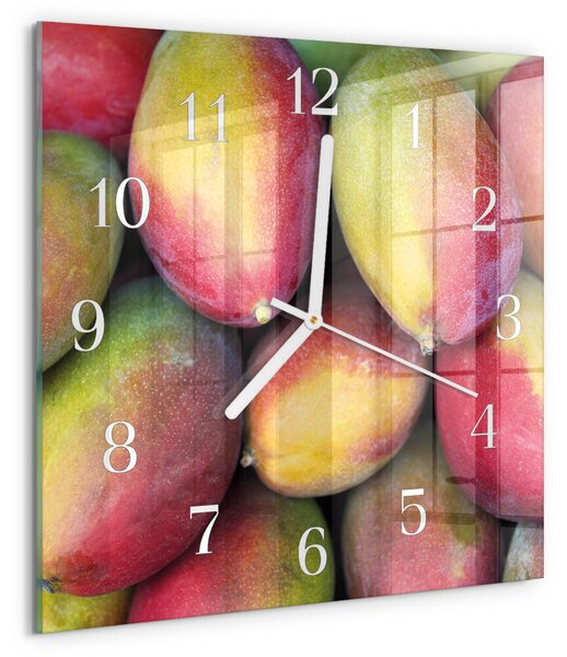 Skleněné hodiny Ovoce zskb-30x30-00093203