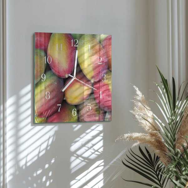 Skleněné hodiny Ovoce zskb-30x30-00093203