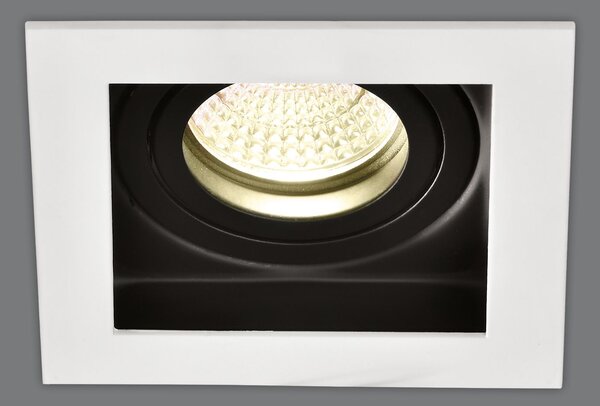 ACB Iluminacion Zapuštěné LED svítidlo SAN, š. 10 cm, 1xGU10 8W