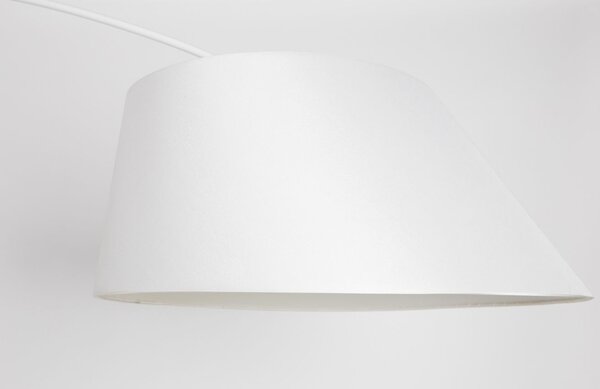 Bílá stojací lampa ZUIVER ARC