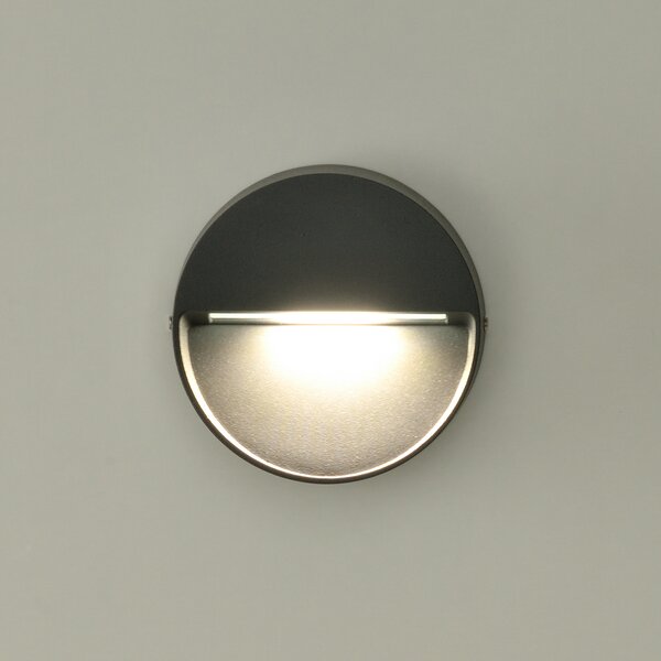 ACB Iluminacion Venkovní nástěnné LED svítidlo SPICA, ⌀ 10 cm, 4W, CRI80, IP65