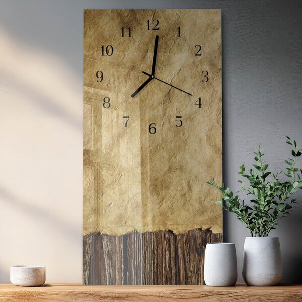 Skleněné hodiny vertikální Stolní papír zsppc-30x60-00171066