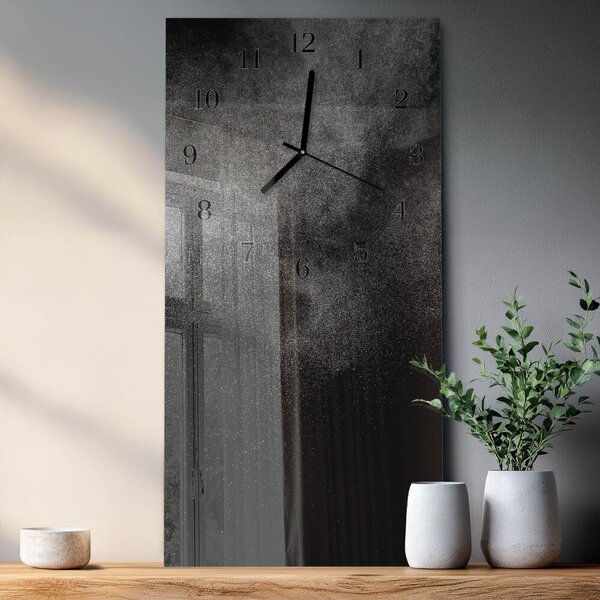 Skleněné hodiny vertikální Písek zsppc-30x60-00175173