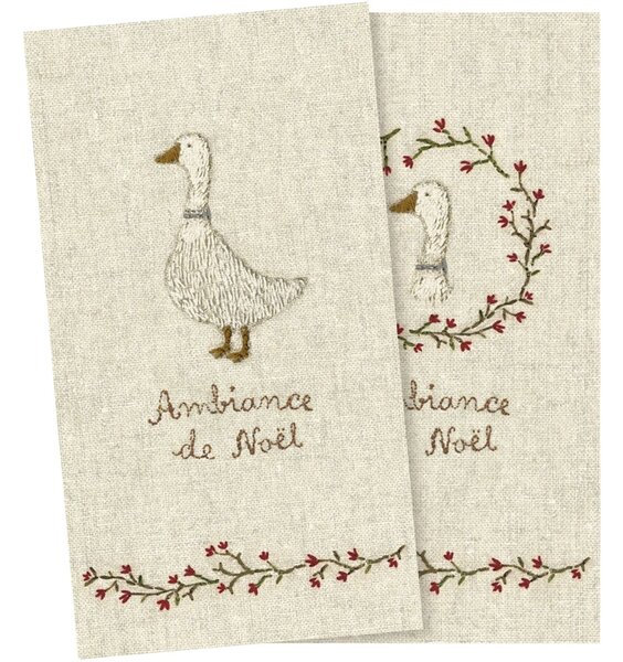 Maileg Papírové ubrousky Goose - Large MIL415