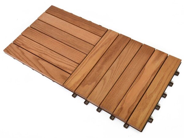 ROJA THERMOWOOD podlahové dlaždice 6 ks