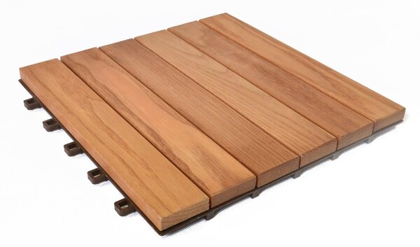ROJA THERMOWOOD podlahové dlaždice 6 ks