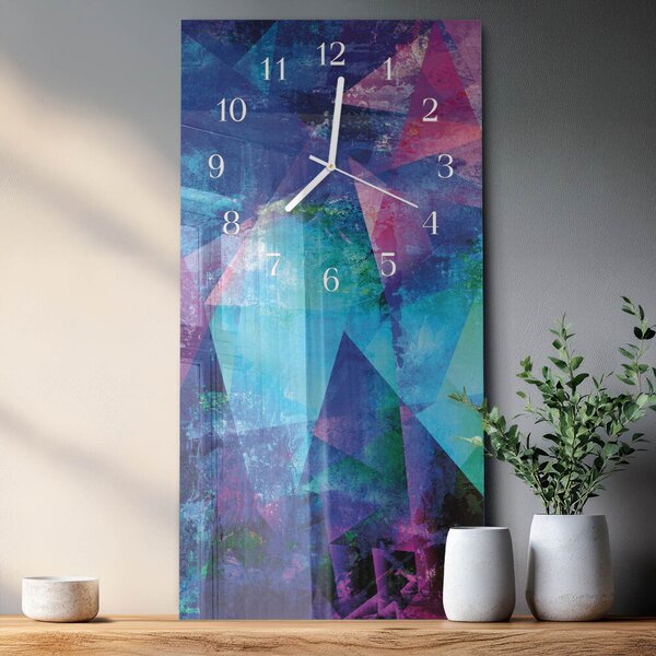 Skleněné hodiny vertikální Vzor zsppb-30x60-00089886