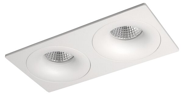 ACB Iluminacion Zapuštěné LED svítidlo WAKA, š. 20 cm, 2xGU10 8W