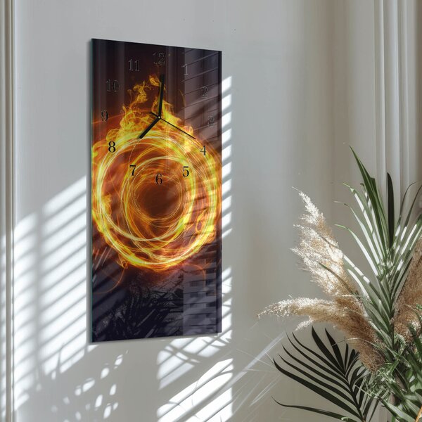 Skleněné hodiny vertikální Vír zsppc-30x60-00177837