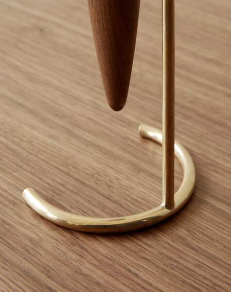 Audo Copenhagen Svícen Umanoff Polished Brass/Walnut MN188