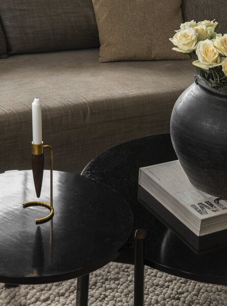 Audo Copenhagen Svícen Umanoff Polished Brass/Walnut MN188