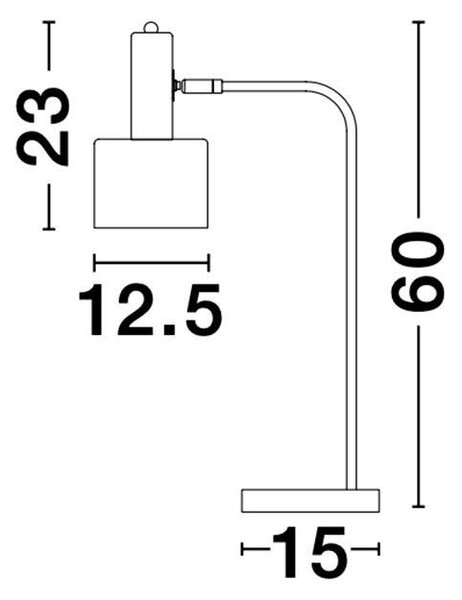 Nova Luce Stolní lampa PAZ zlatý kov, E27 1x12W Barva: Mentolová