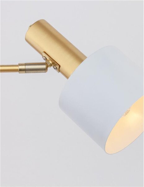 Nova Luce Stolní lampa PAZ zlatý kov, E27 1x12W Barva: Mentolová