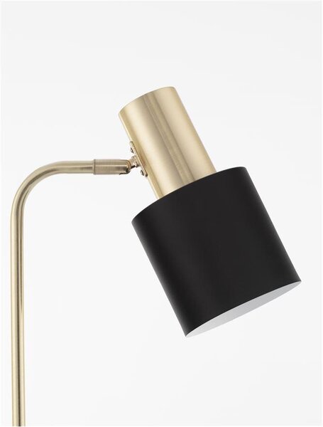 Nova Luce Stojací lampa PAZ zlatý kov, E27 1x12W Barva: Bílá