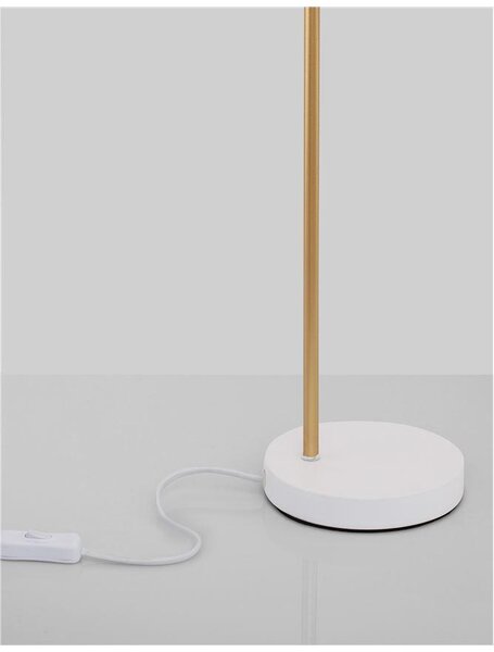 Nova Luce Stolní lampa PAZ zlatý kov, E27 1x12W Barva: Mentolová