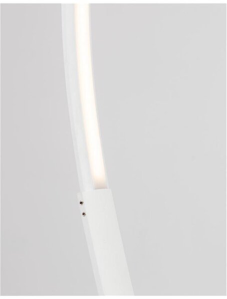 Nova Luce Stojací lampa PREMIUM, LED 30W 3000K stmívatelné Barva: Bílá