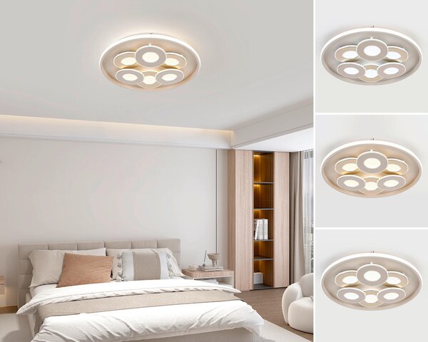 STROPNÍ LED SVÍTIDLO, 50/5 cm Novel - Online Only svítidla, Online Only