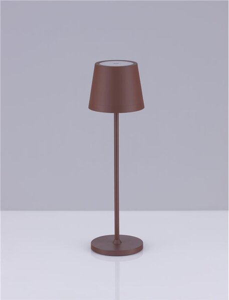 Nova Luce Venkovní stolní lampa SEINA, LED 2W 2700K 5V, IP54, nabíjecí s PG základnou nebo USB C kabelem Barva: Zelená