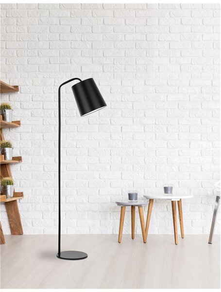 Nova Luce Stojací lampa STABILE, kov, E27 1x12 W Barva: Černá